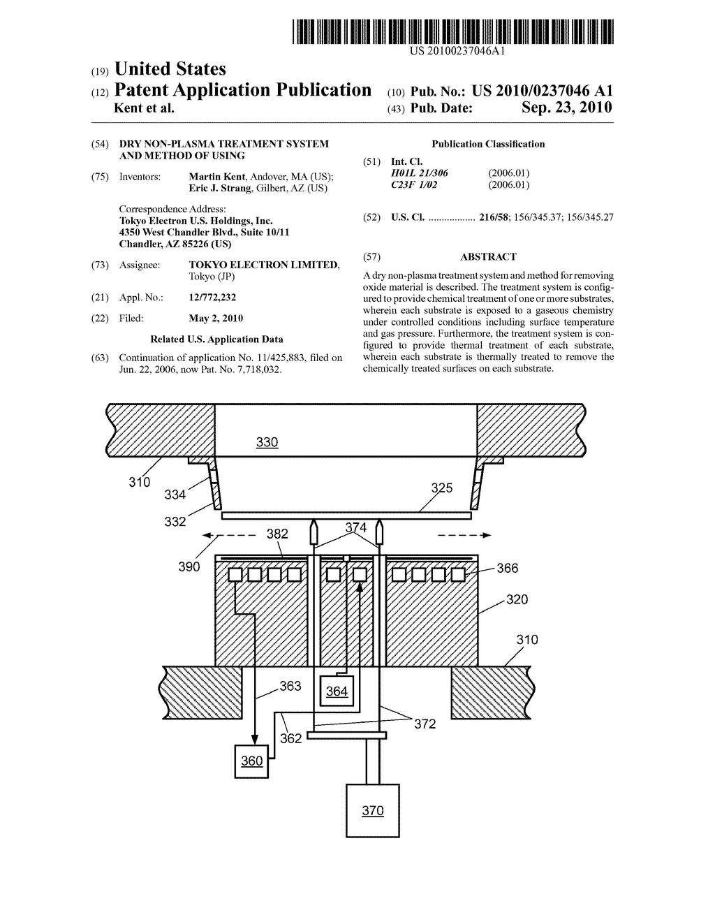 DRY NON-PLASMA TREATMENT SYSTEM AND METHOD OF USING - diagram, schematic, and image 01