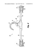 GARMENT HANGER WTIH LOWER NECK STRADDLE SIZER diagram and image
