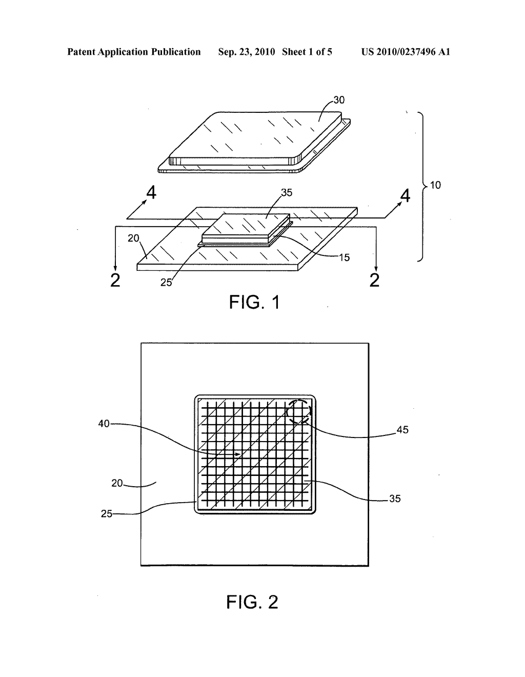 Thermal Interface Material with Support Structure - diagram, schematic, and image 02