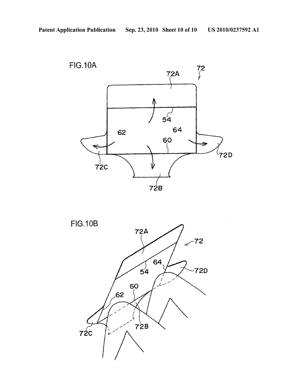 KNEE AIR BAG DEVICE FOR VEHICLE - diagram, schematic, and image 11