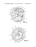 Rotary locking mechanism for outside vehicle door handle diagram and image