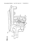 Rotary locking mechanism for outside vehicle door handle diagram and image