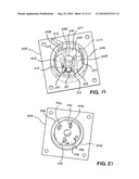 Rotary locking mechanism for outside vehicle door handle diagram and image