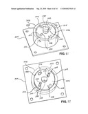 Rotary locking mechanism for outside vehicle door handle diagram and image