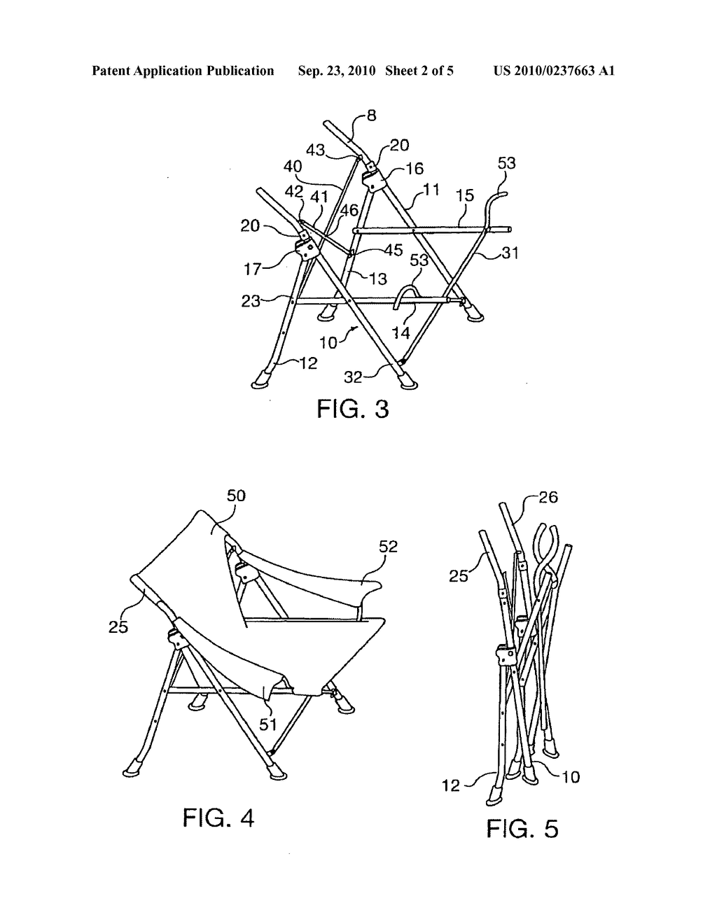 FOLDING FRAME FOR A FOLDING CHAIR WITH SEAT BACK AND SEAT COVER. - diagram, schematic, and image 03