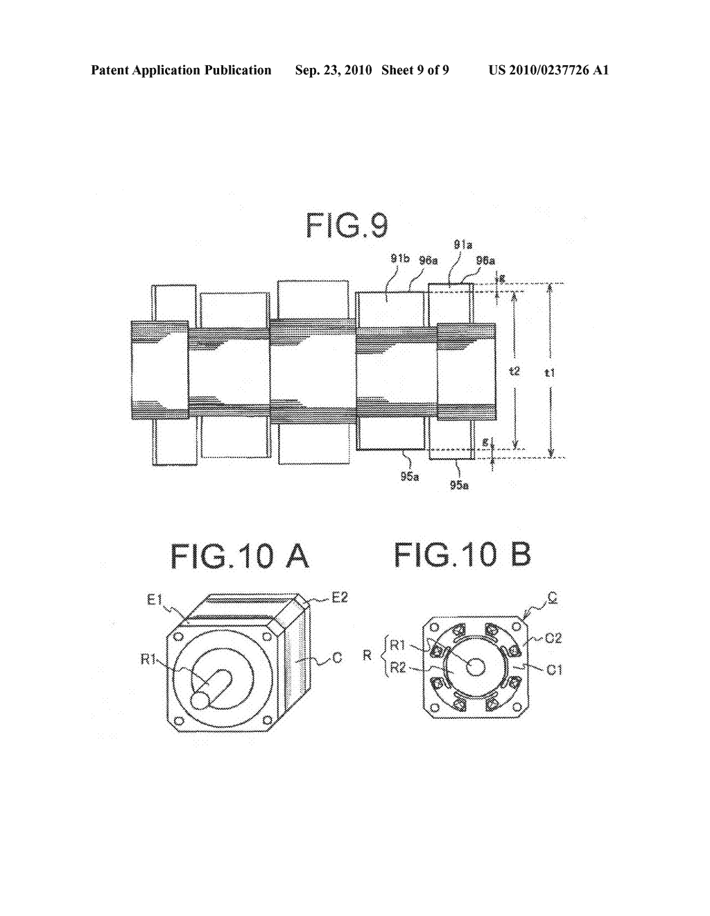 Stator structure and rotating electrical machine using the same - diagram, schematic, and image 10