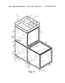 STORAGE AND ORGANIZATION SYSTEM AND CONNECTIVITY OF THE COMPONENTS THEREIN diagram and image