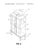 PEDESTAL VANITY diagram and image