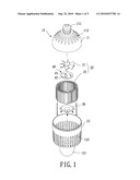 SELF-DUSTING LAMP DEVICE diagram and image