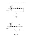 Flashing light string diagram and image