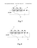 Flashing light string diagram and image