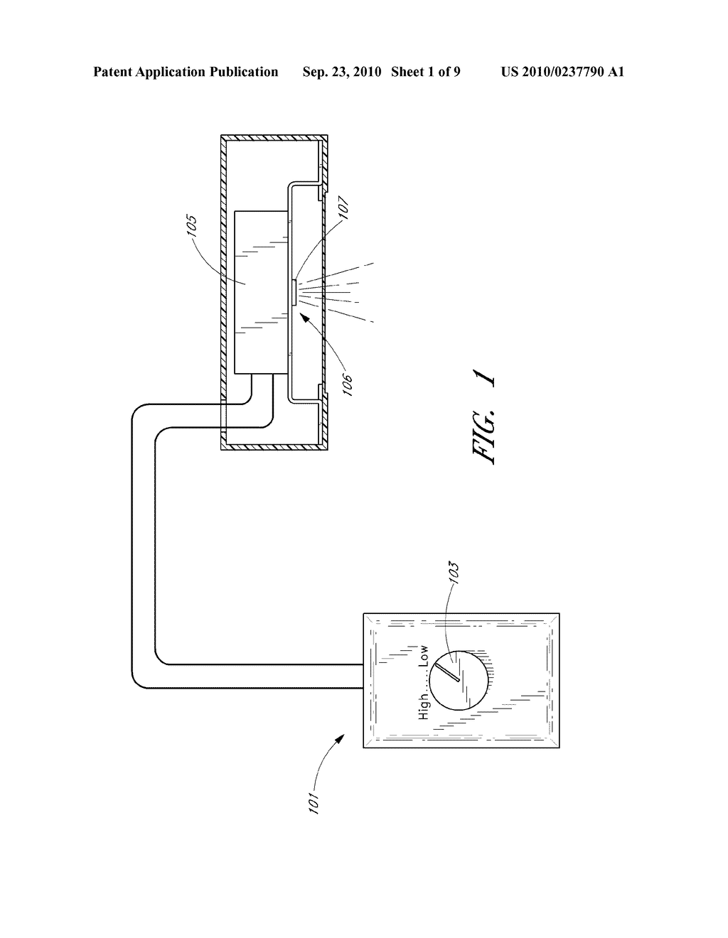 SYSTEM AND METHOD FOR SELECTIVELY DIMMING AN LED - diagram, schematic, and image 02
