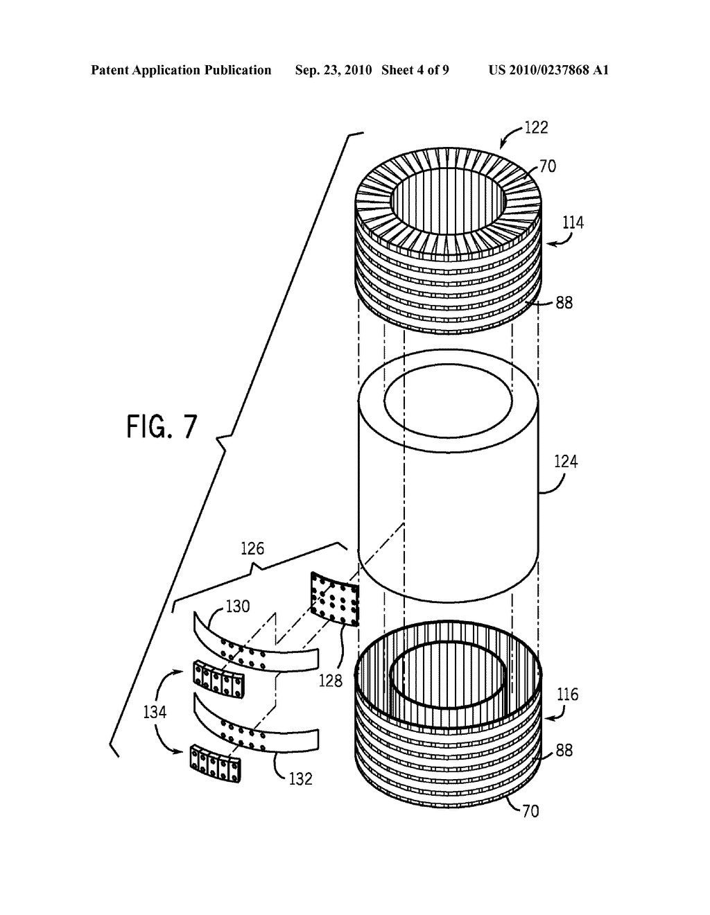 APPARATUS FOR LOW AC LOSS THERMAL SHIELDING AND METHOD OF MAKING SAME - diagram, schematic, and image 05