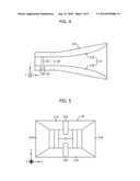 DOUBLE-RIDGED HORN ANTENNA HAVING HIGHER-ORDER MODE SUPPRESSOR diagram and image