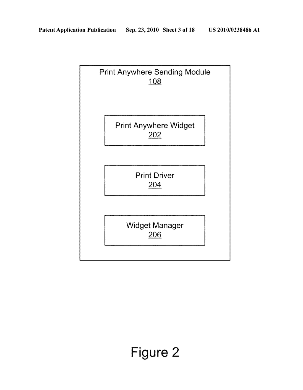 SYSTEM AND METHOD FOR PRINTING INDEPENDENT OF LOCATION AND USING A UNIVERSAL PRINT MODULE - diagram, schematic, and image 04