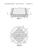 CAPSULE FOR PREPARING COFFEE IN A DEVICE COMPRISING A CARTRIDGE HOLDER WITH RELIEF AND RECESSED ELEMENTS diagram and image