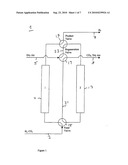 Fuel cell system with partial recycling of anode exhaust diagram and image