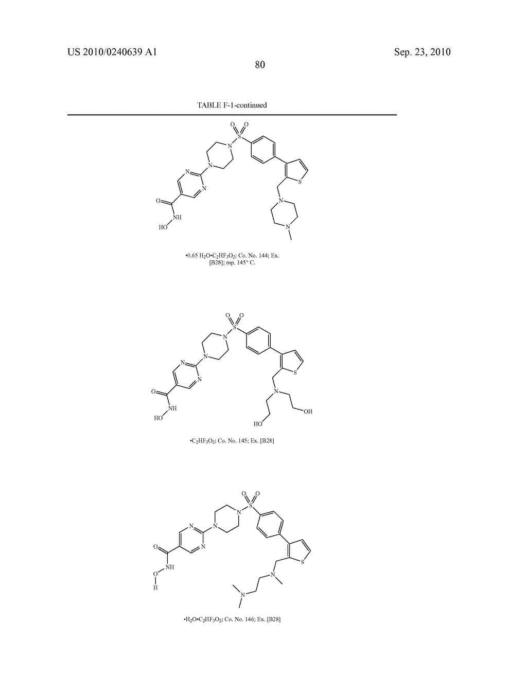 Sulfonyl-Derivatives as Novel or Histone Deacetylase - diagram, schematic, and image 81