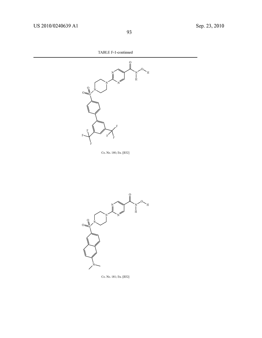 Sulfonyl-Derivatives as Novel or Histone Deacetylase - diagram, schematic, and image 94
