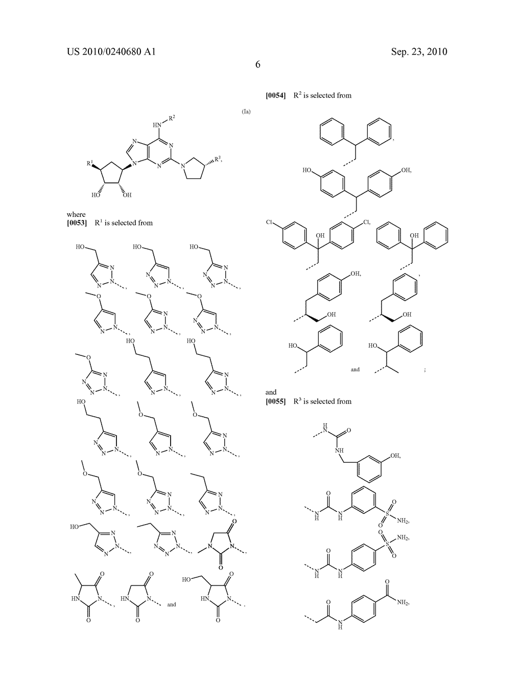 Purine derivatives as a2a agonists - diagram, schematic, and image 07