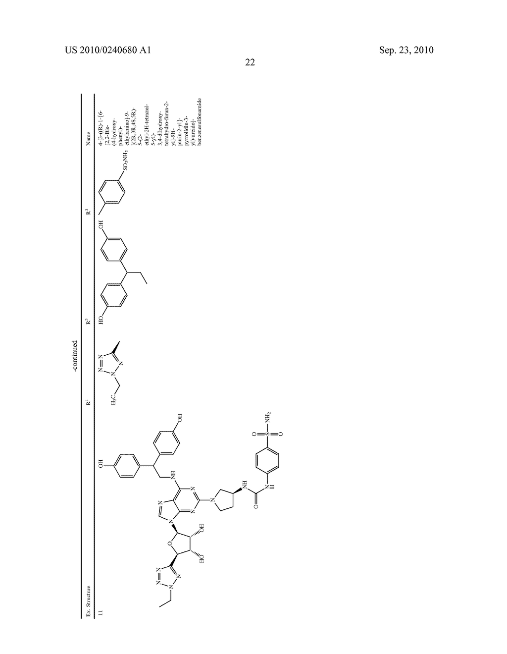 Purine derivatives as a2a agonists - diagram, schematic, and image 23