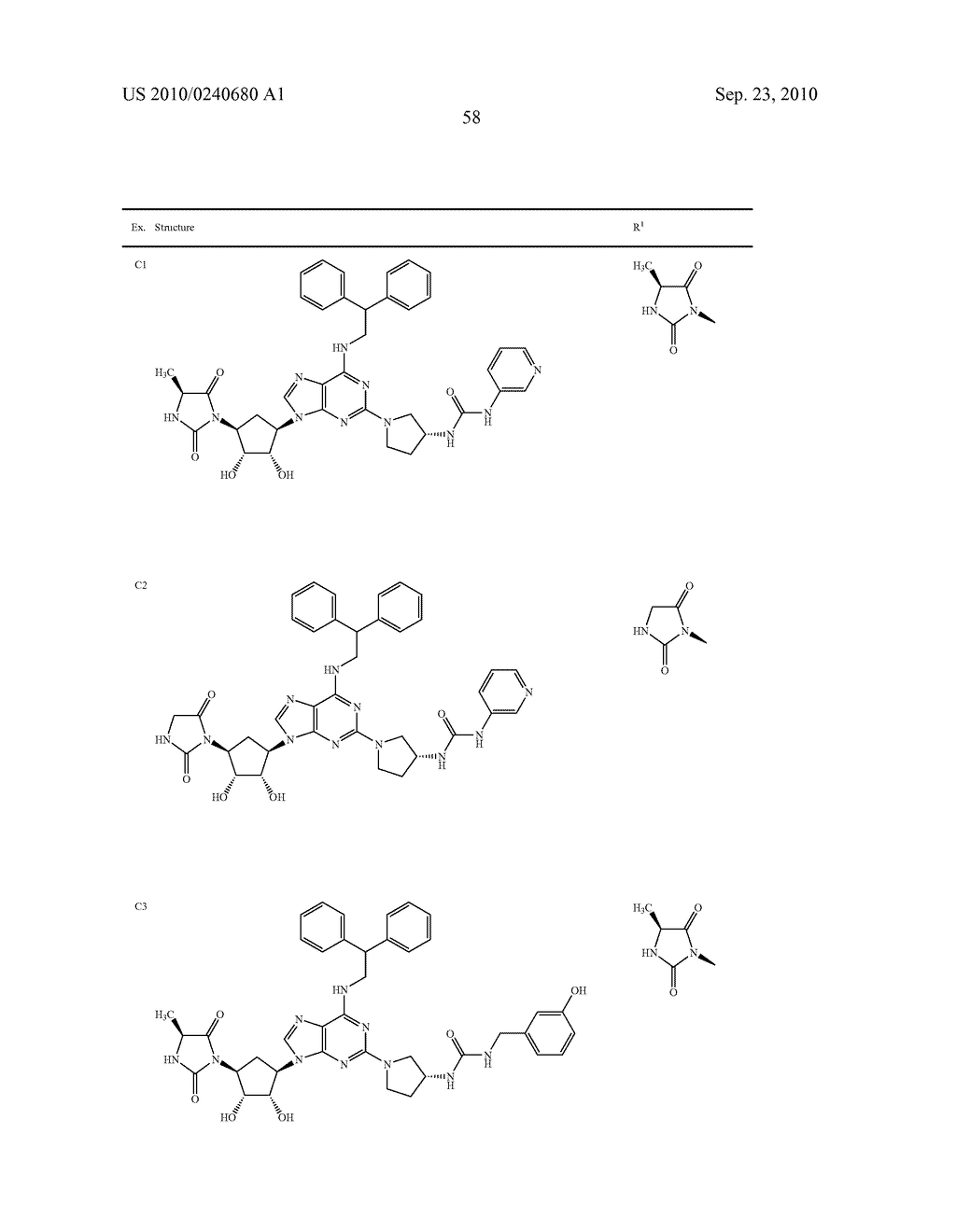 Purine derivatives as a2a agonists - diagram, schematic, and image 59