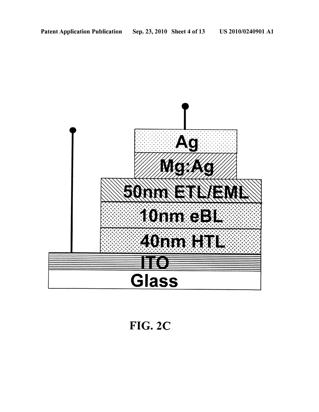 LIGHT EMITTING DEVICE INCLUDING SEMICONDUCTOR NANOCRYSTALS - diagram, schematic, and image 05