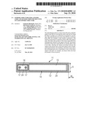 SUPPORT STRUCTURE FOR A SENSOR STRIP AND SENSOR STRIP FOR MOUNTING ON SAID SUPPORT STRUCTURE diagram and image