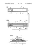 SUPPORT STRUCTURE FOR A SENSOR STRIP AND SENSOR STRIP FOR MOUNTING ON SAID SUPPORT STRUCTURE diagram and image