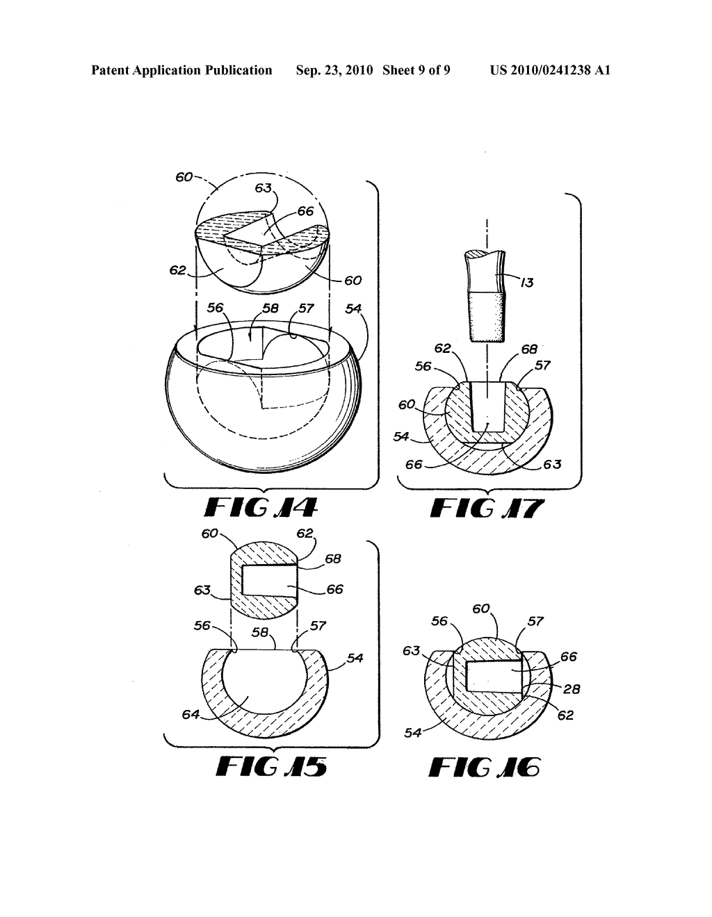 CONTAINMENT SYSTEM FOR CONSTRAINING A PROSTHETIC COMPONENT - diagram, schematic, and image 10