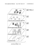 User generated image facades on virtual 3D structures displays on mobile platforms for mobile users diagram and image