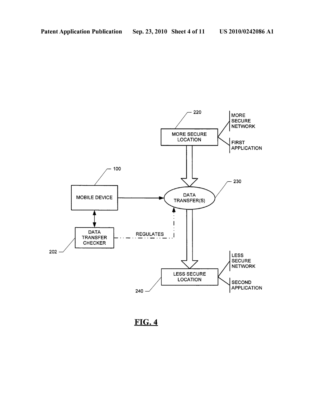 SYSTEM AND METHOD FOR HANDLING DATA TRANSFERS - diagram, schematic, and image 05