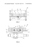Opening cutter assembly for having opening perforation line on plastic packaging film diagram and image