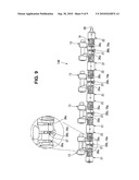 VARIABLE VALVE-ACTUATING MECHANISM FOR AN INTERNAL COMBUSTION ENGINE, AND ENGINE INCORPORATING SAME diagram and image