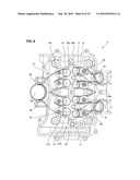 INTAKE PASSAGE STRUCTURE FOR INTERNAL COMBUSTION ENGINE, AND ENGINE AND VEHICLE INCORPORATING SAME diagram and image