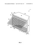 Locked cartridge fireplace firebox diagram and image