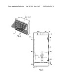 Locked cartridge fireplace firebox diagram and image