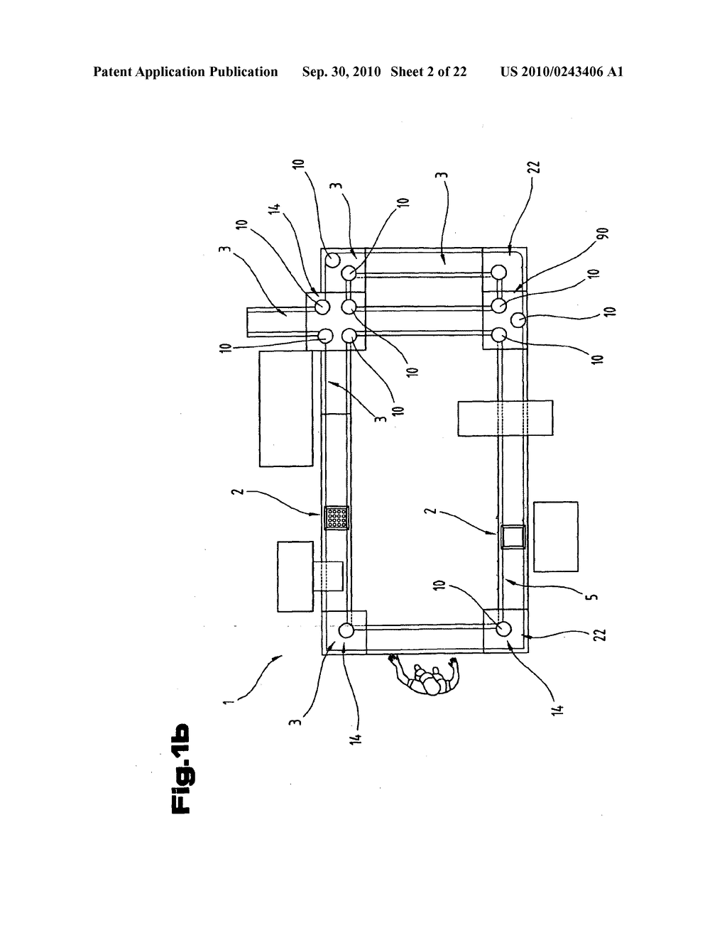 TRANSFER APPARATUS, TRANSPORT SYSTEM AND METHOD FOR HANDLING PARATS CARRIERS - diagram, schematic, and image 03