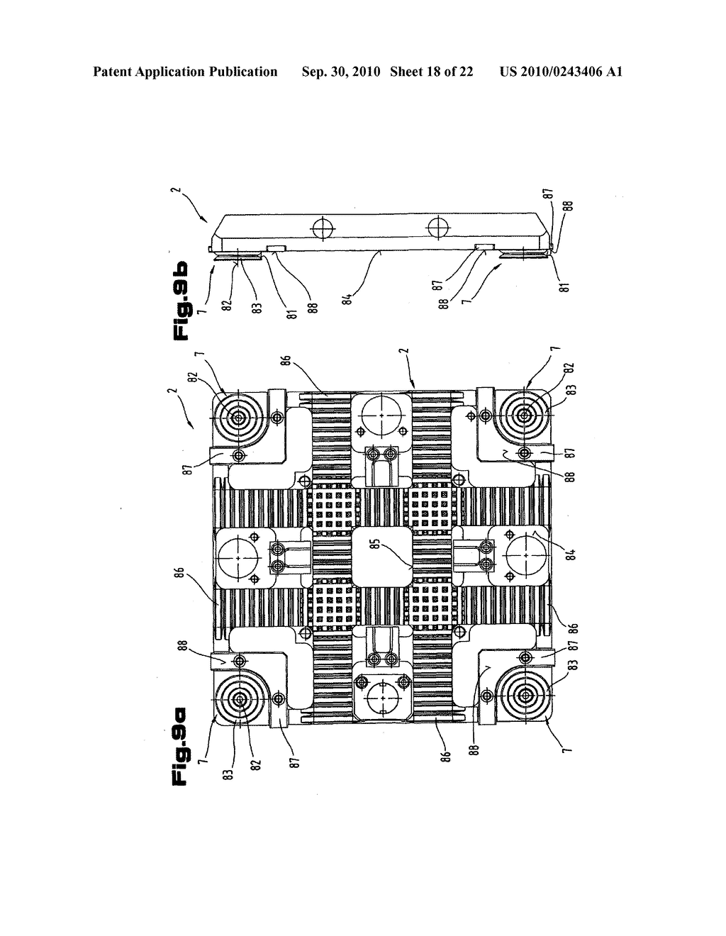 TRANSFER APPARATUS, TRANSPORT SYSTEM AND METHOD FOR HANDLING PARATS CARRIERS - diagram, schematic, and image 19