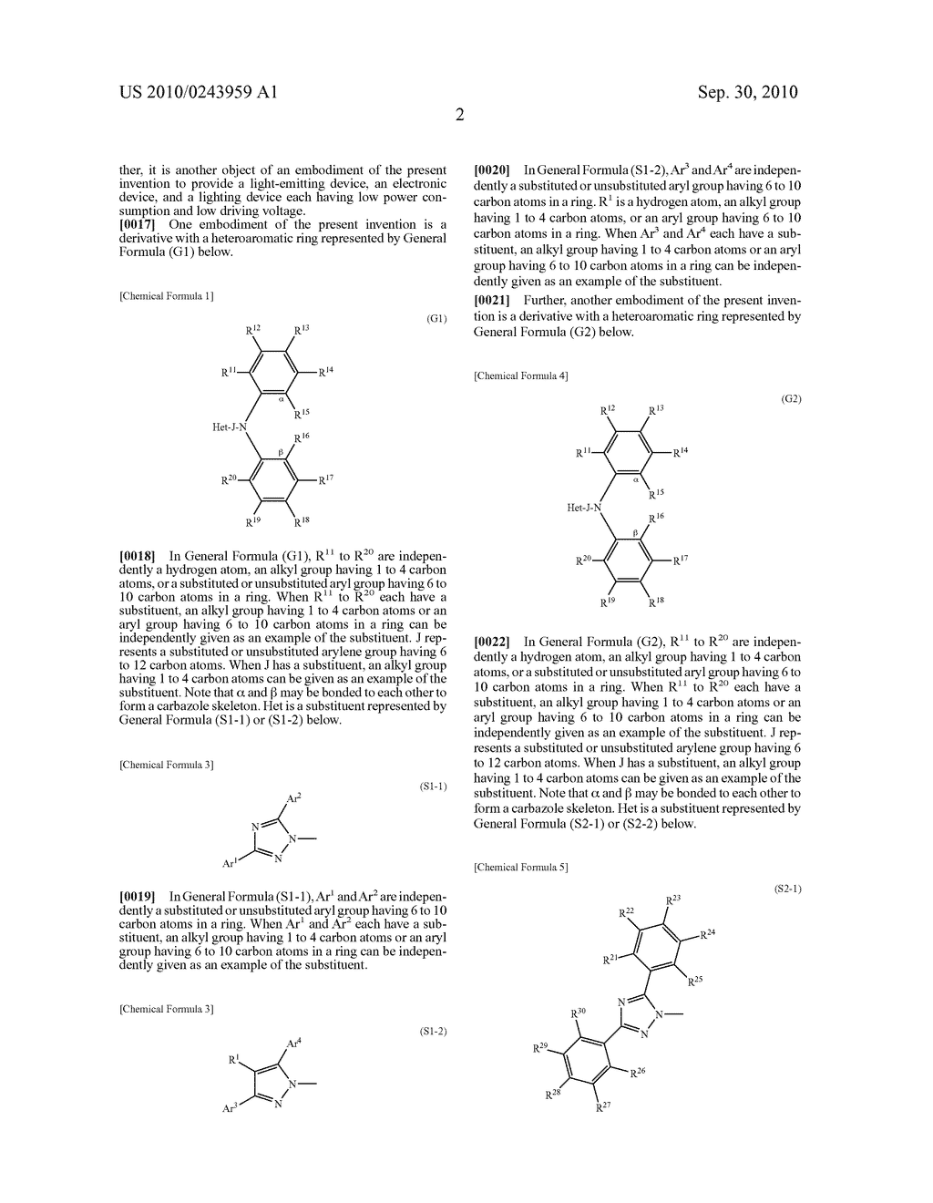 Derivative With Heteroaromatic Ring, and Light-Emitting Element, Light-Emitting Device, Lighting Device, and Electronic Device Using Derivative With Heteroaromatic Ring - diagram, schematic, and image 22