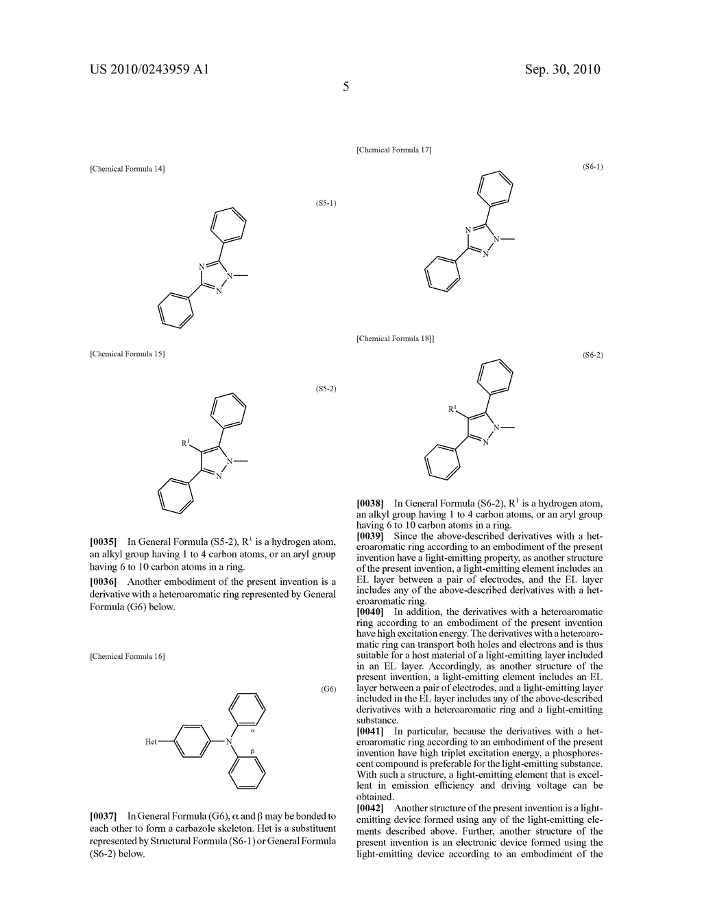 Derivative With Heteroaromatic Ring, and Light-Emitting Element, Light-Emitting Device, Lighting Device, and Electronic Device Using Derivative With Heteroaromatic Ring - diagram, schematic, and image 25