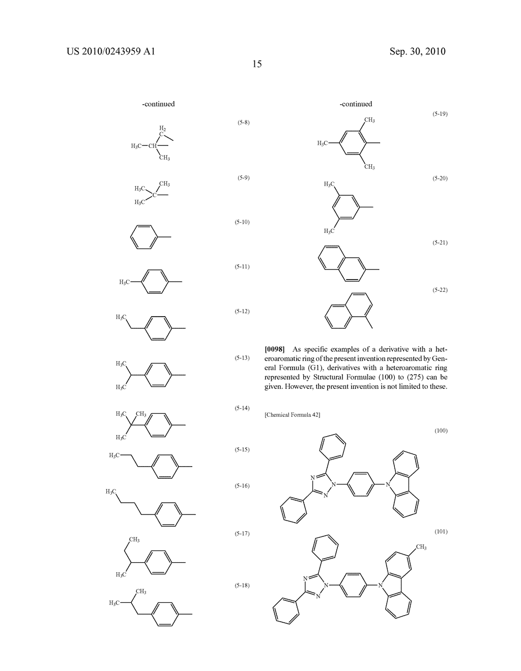 Derivative With Heteroaromatic Ring, and Light-Emitting Element, Light-Emitting Device, Lighting Device, and Electronic Device Using Derivative With Heteroaromatic Ring - diagram, schematic, and image 35