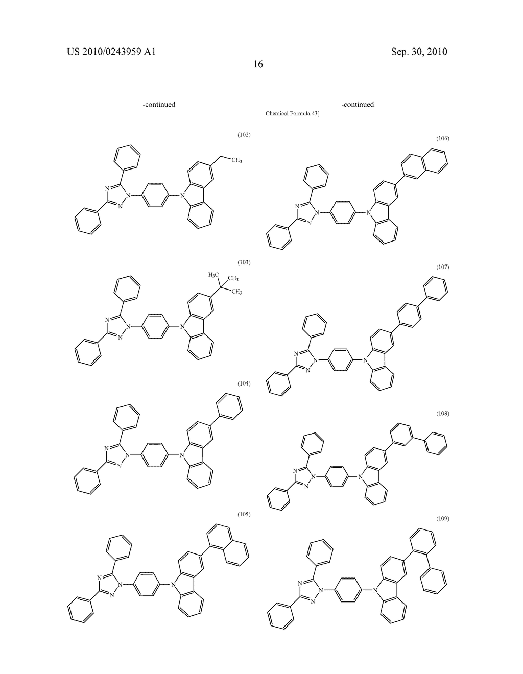 Derivative With Heteroaromatic Ring, and Light-Emitting Element, Light-Emitting Device, Lighting Device, and Electronic Device Using Derivative With Heteroaromatic Ring - diagram, schematic, and image 36