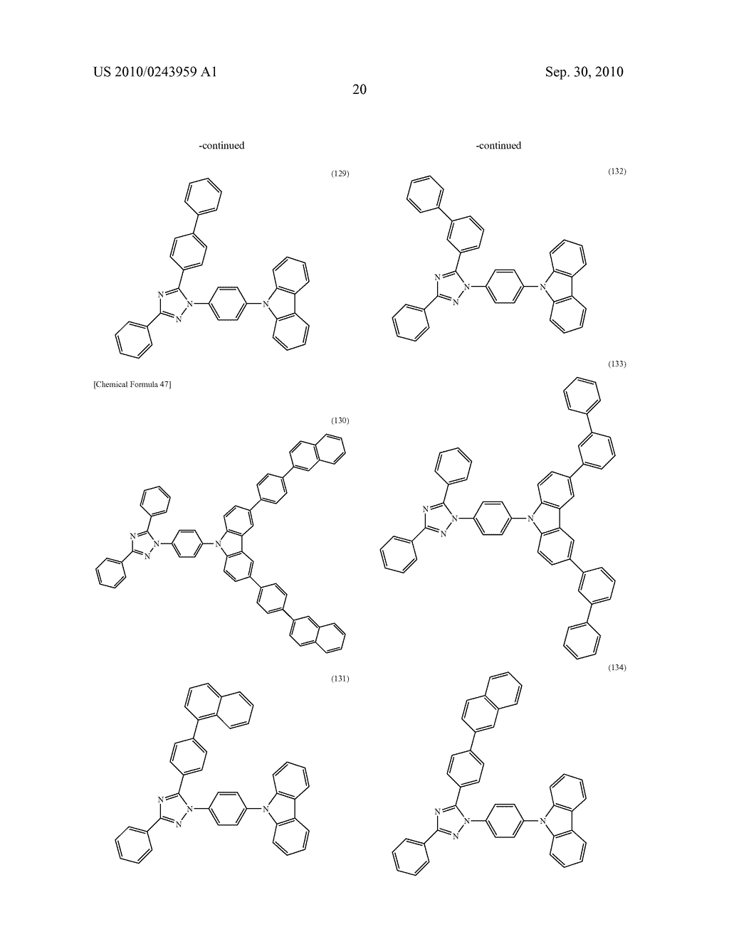 Derivative With Heteroaromatic Ring, and Light-Emitting Element, Light-Emitting Device, Lighting Device, and Electronic Device Using Derivative With Heteroaromatic Ring - diagram, schematic, and image 40