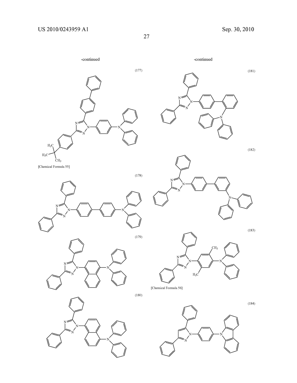 Derivative With Heteroaromatic Ring, and Light-Emitting Element, Light-Emitting Device, Lighting Device, and Electronic Device Using Derivative With Heteroaromatic Ring - diagram, schematic, and image 47