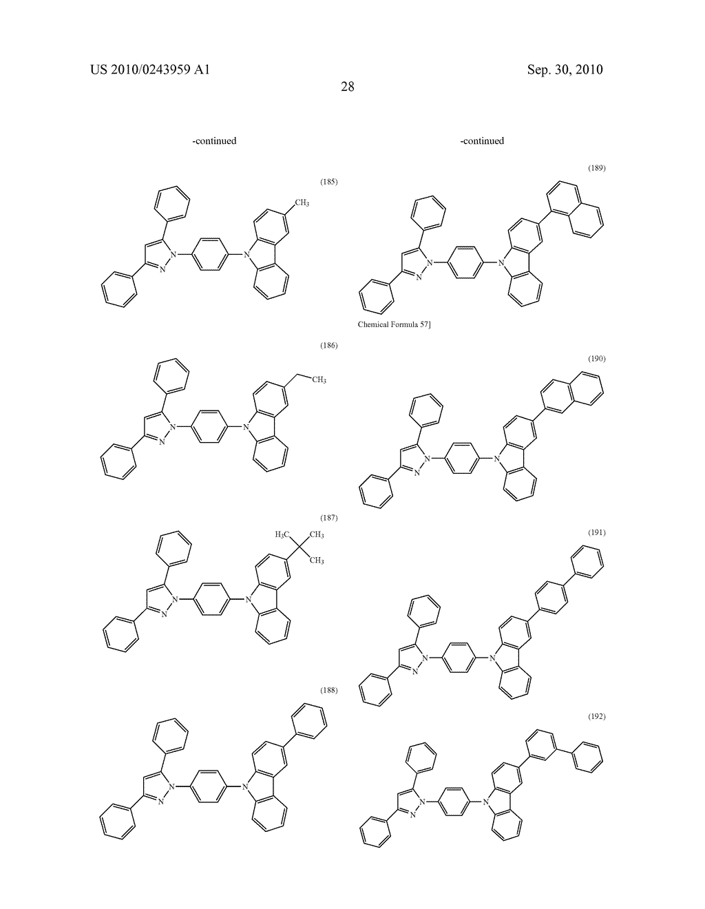 Derivative With Heteroaromatic Ring, and Light-Emitting Element, Light-Emitting Device, Lighting Device, and Electronic Device Using Derivative With Heteroaromatic Ring - diagram, schematic, and image 48