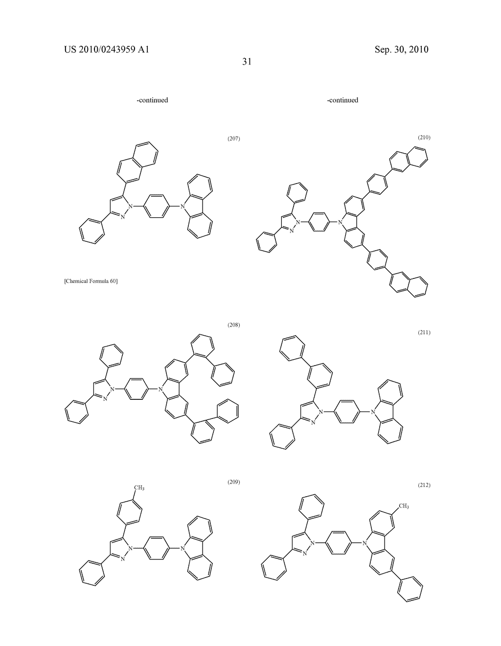 Derivative With Heteroaromatic Ring, and Light-Emitting Element, Light-Emitting Device, Lighting Device, and Electronic Device Using Derivative With Heteroaromatic Ring - diagram, schematic, and image 51
