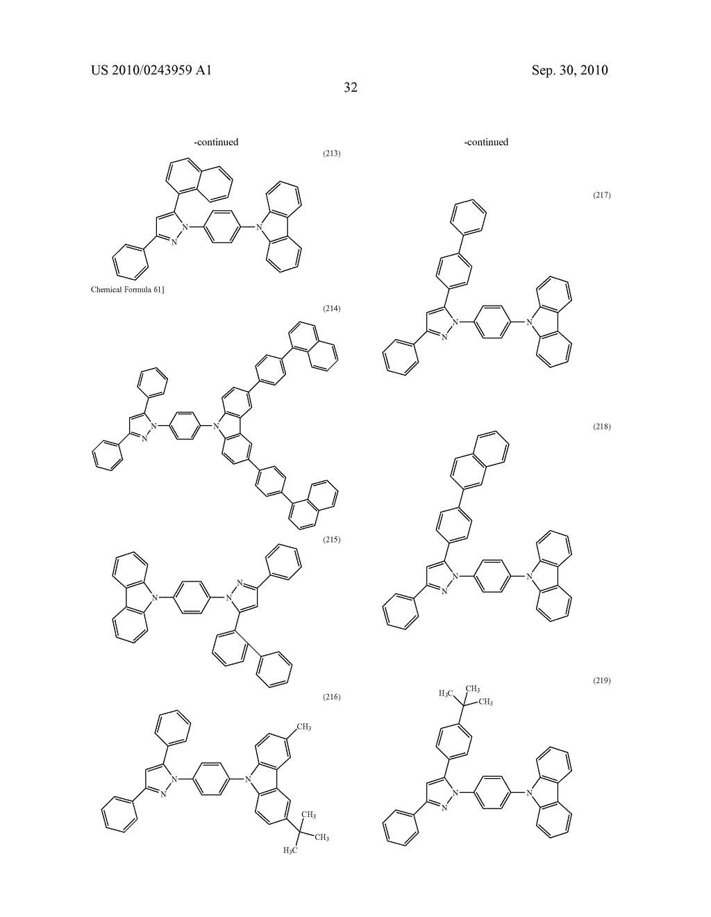 Derivative With Heteroaromatic Ring, and Light-Emitting Element, Light-Emitting Device, Lighting Device, and Electronic Device Using Derivative With Heteroaromatic Ring - diagram, schematic, and image 52