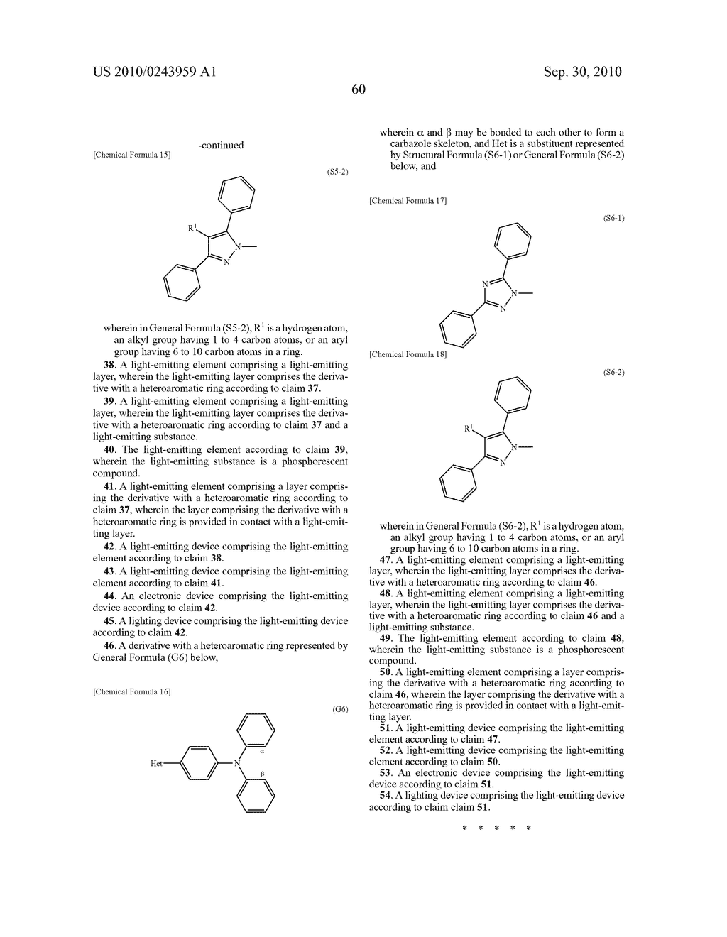 Derivative With Heteroaromatic Ring, and Light-Emitting Element, Light-Emitting Device, Lighting Device, and Electronic Device Using Derivative With Heteroaromatic Ring - diagram, schematic, and image 80