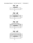 THIN FILM TRANSISTOR AND METHOD OF PRODUCING SAME diagram and image